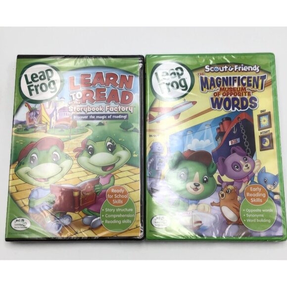 6 Leap Frog Learning DVDS Lot Educational Videos Learn Math Reading Phonics - Picture 6 of 9